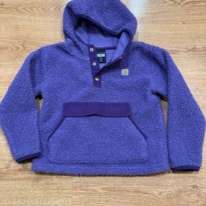 Carhartt Kids Purple Fleece Hoodie